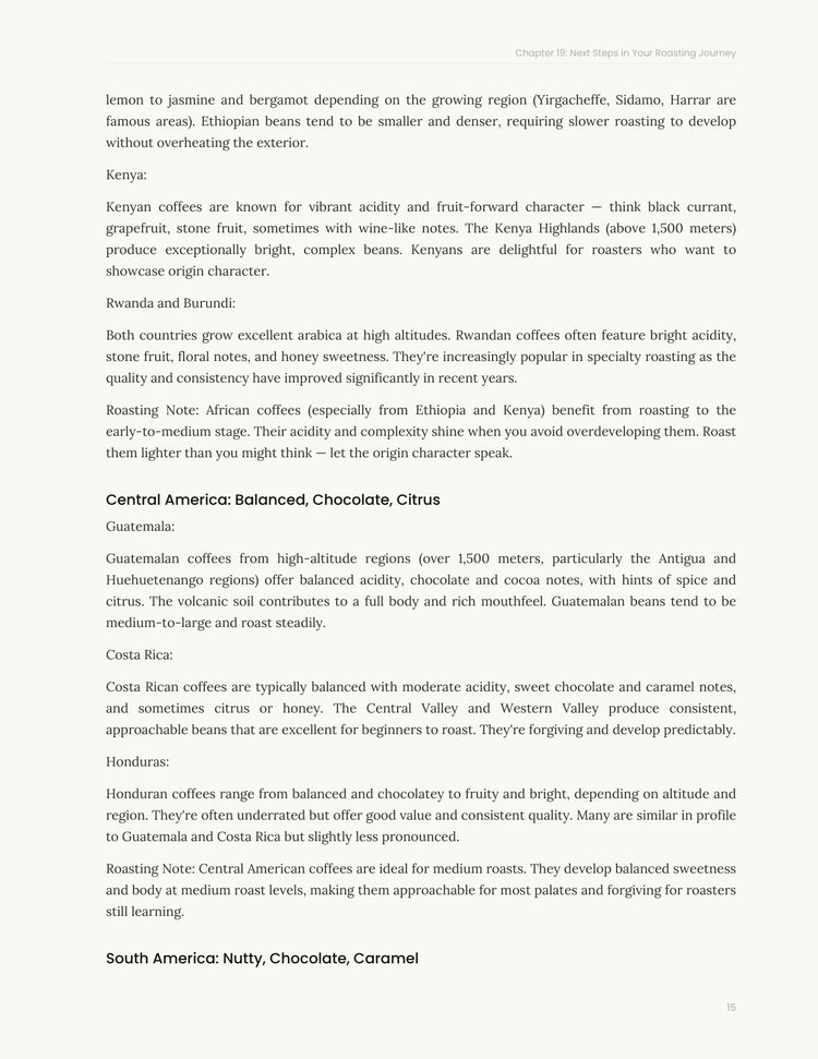 The Roasting Bible — Book 1: A Beginner's Guide to Coffee Roasting (Digital version 170 pages)